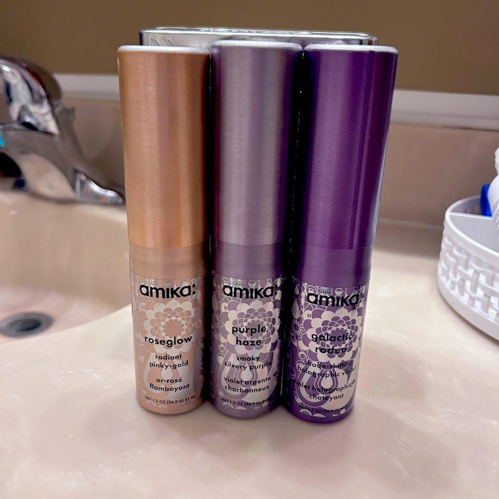 Amika hair coloring kit three piece